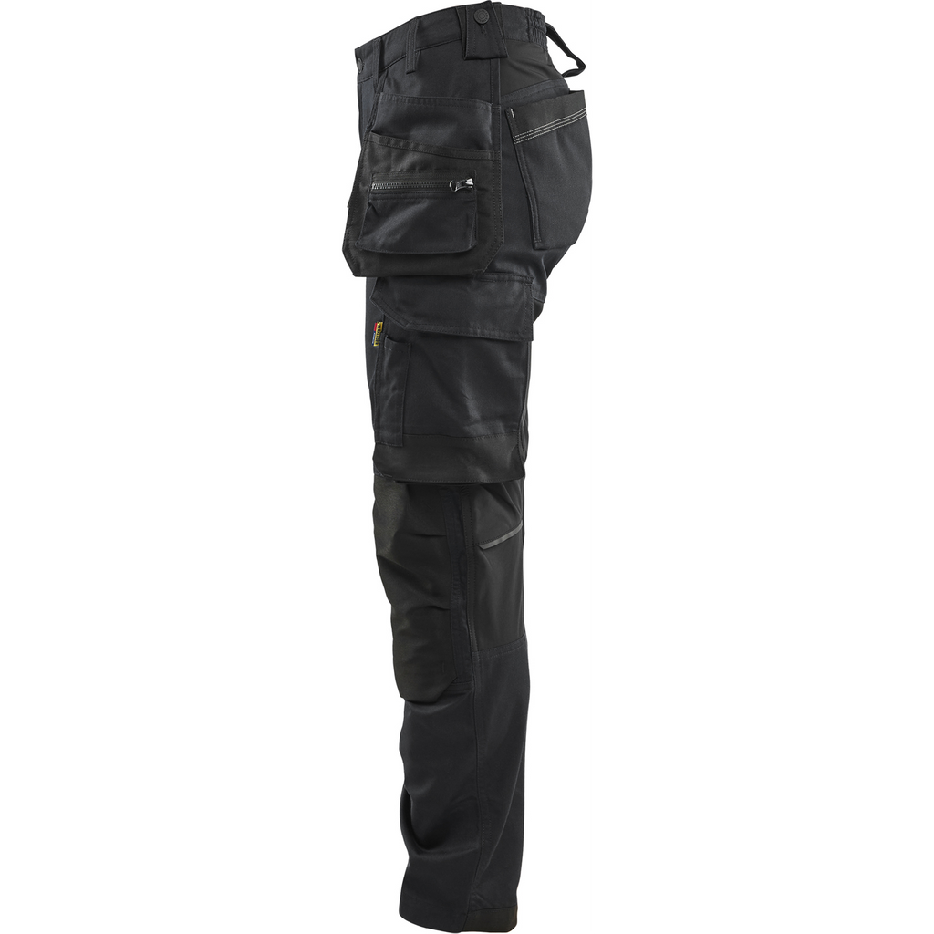 Blaklader Ladies Stretch Craftsman Work Trousers, Black (3)
