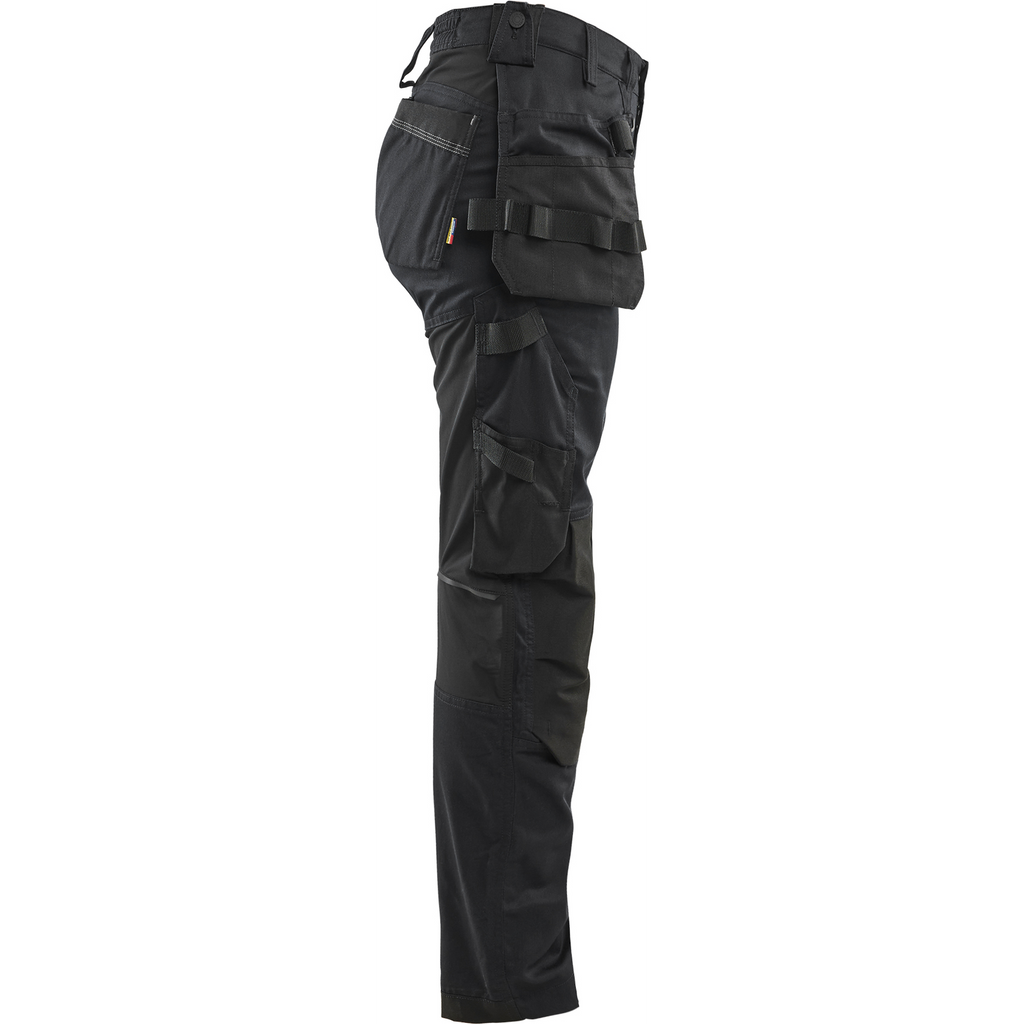 Blaklader Ladies Stretch Craftsman Work Trousers, Black (2)
