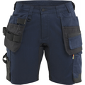 Blaklader Ladies Stretch Craftsman Shorts, Dark Navy
