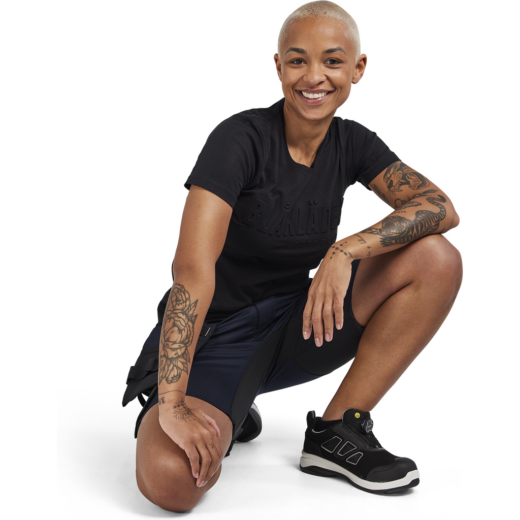 Blaklader Ladies Stretch Craftsman Shorts, Dark Navy (6)