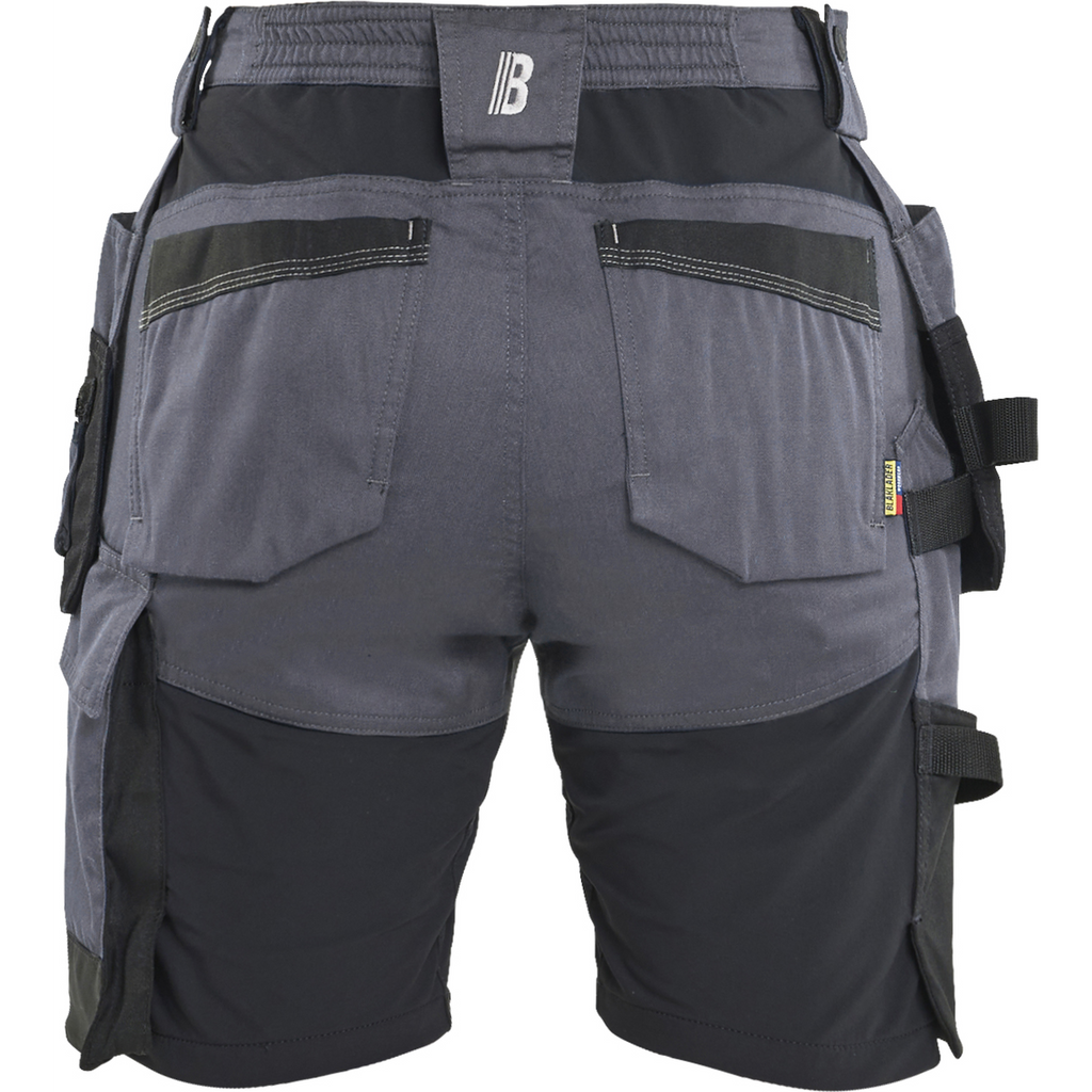 Blaklader Ladies Stretch Craftsman Shorts, Medium Grey (4)