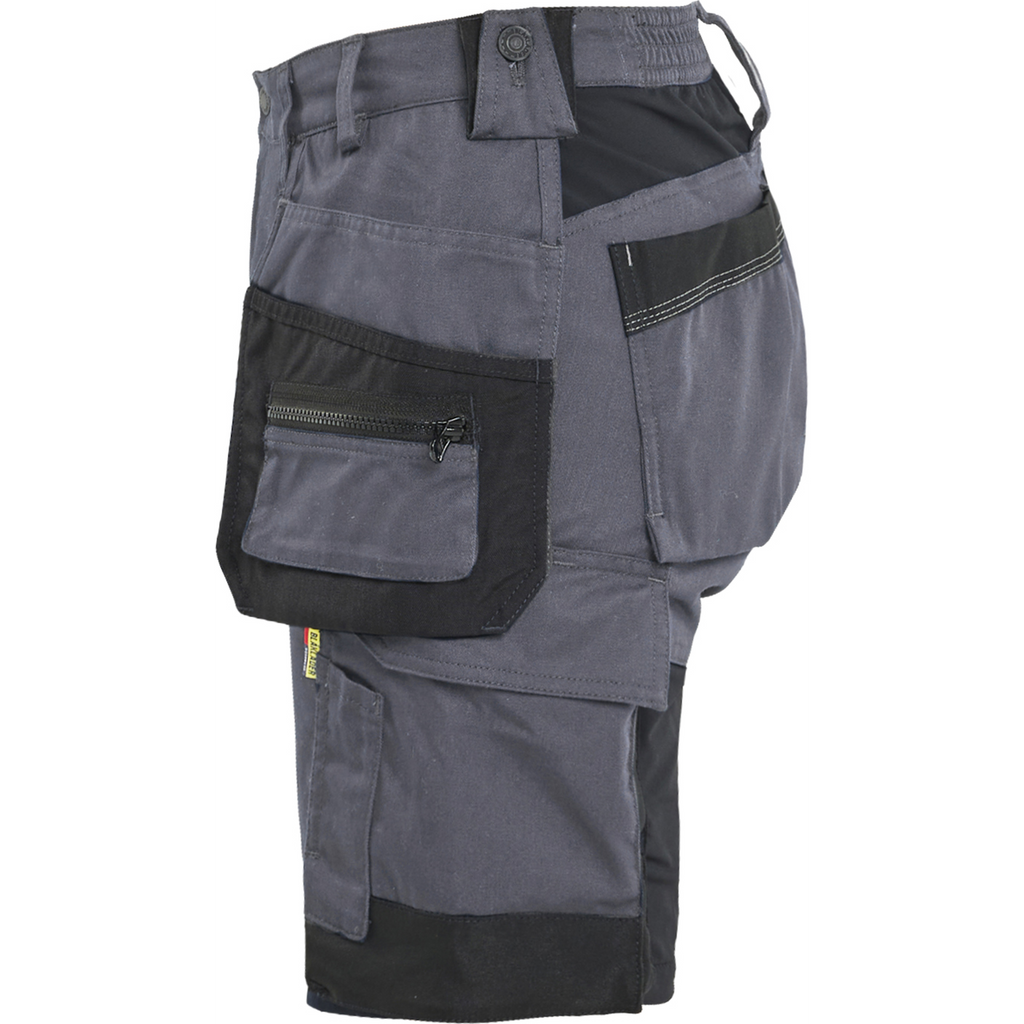 Blaklader Ladies Stretch Craftsman Shorts, Medium Grey (3)