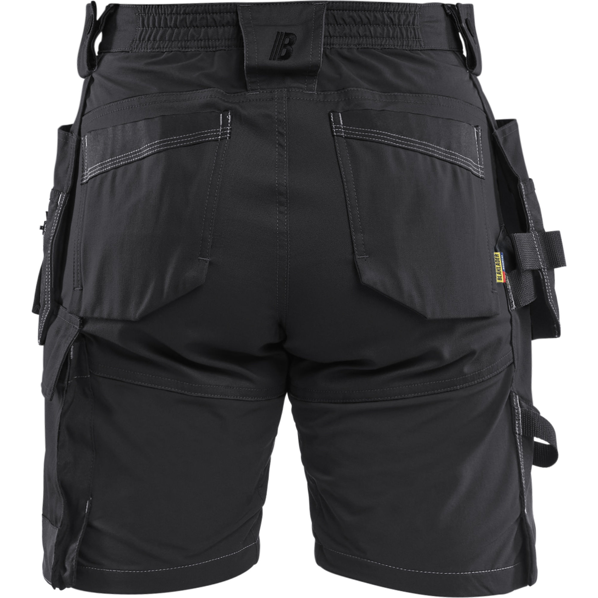 Blaklader Ladies Stretch Craftsman Shorts, Black (4)