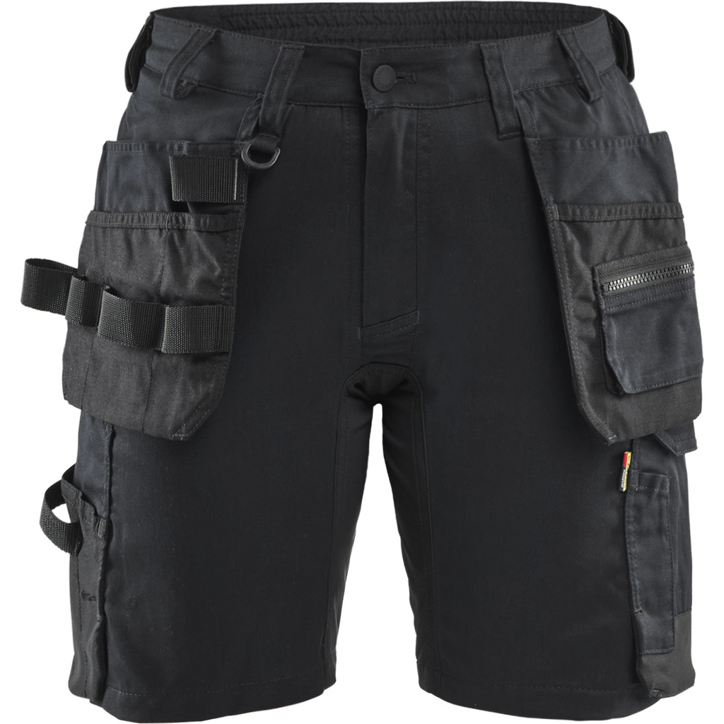 Blaklader Ladies Stretch Craftsman Shorts, Black