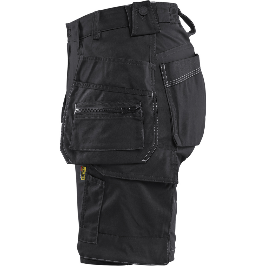 Blaklader Ladies Stretch Craftsman Shorts, Black (3)