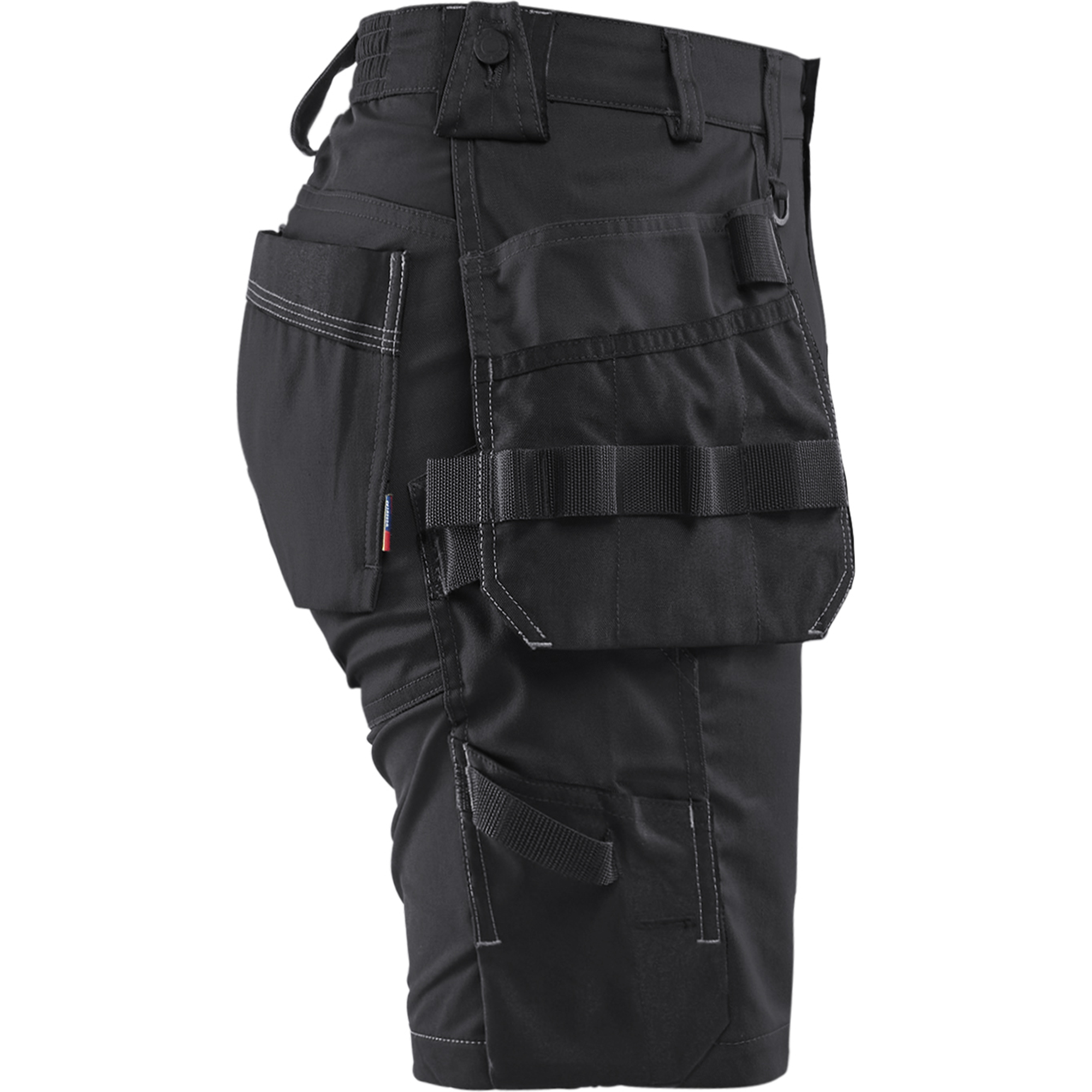Blaklader Ladies Stretch Craftsman Shorts, Black (2)