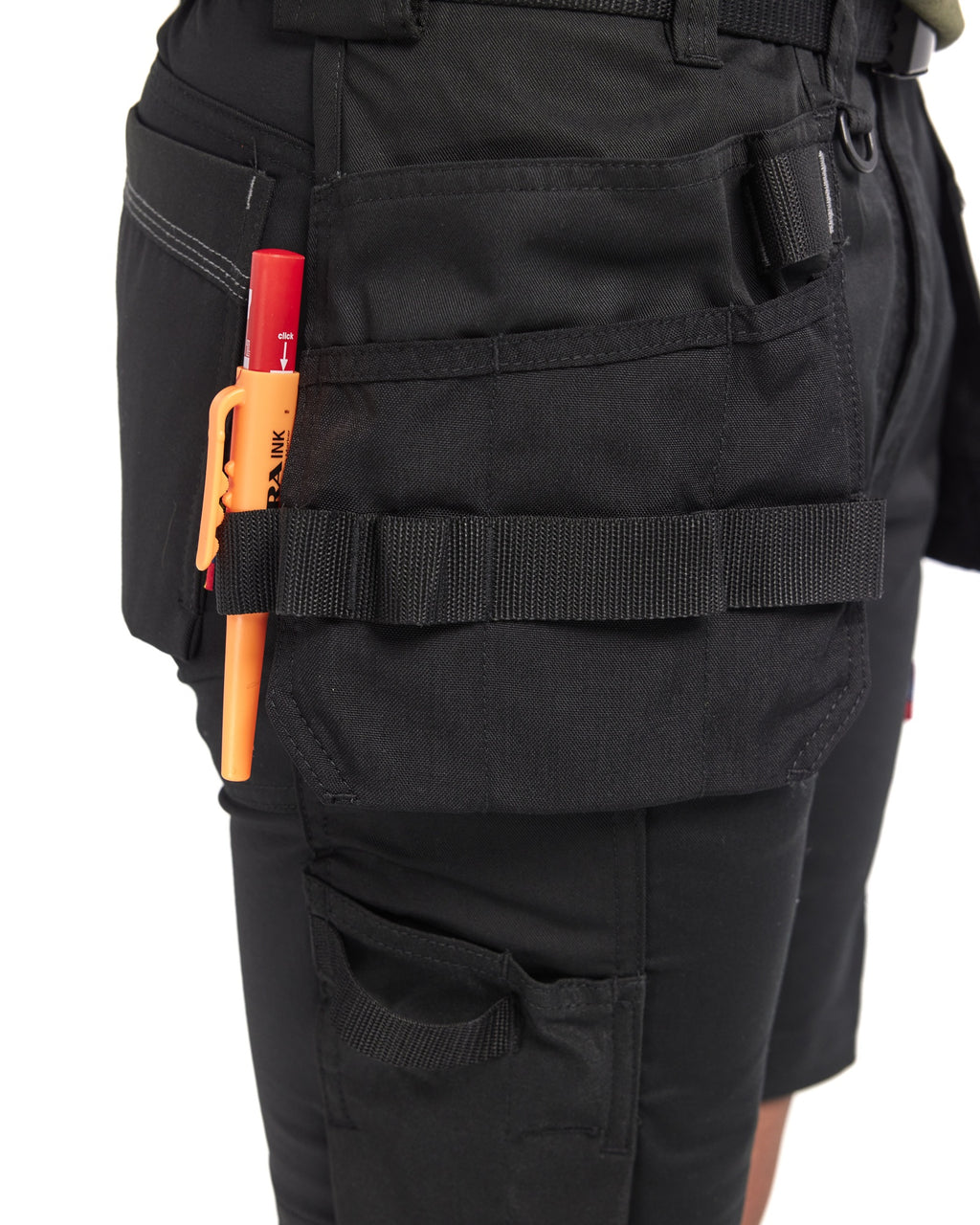 Blaklader Ladies Stretch Craftsman Shorts, Black (7)
