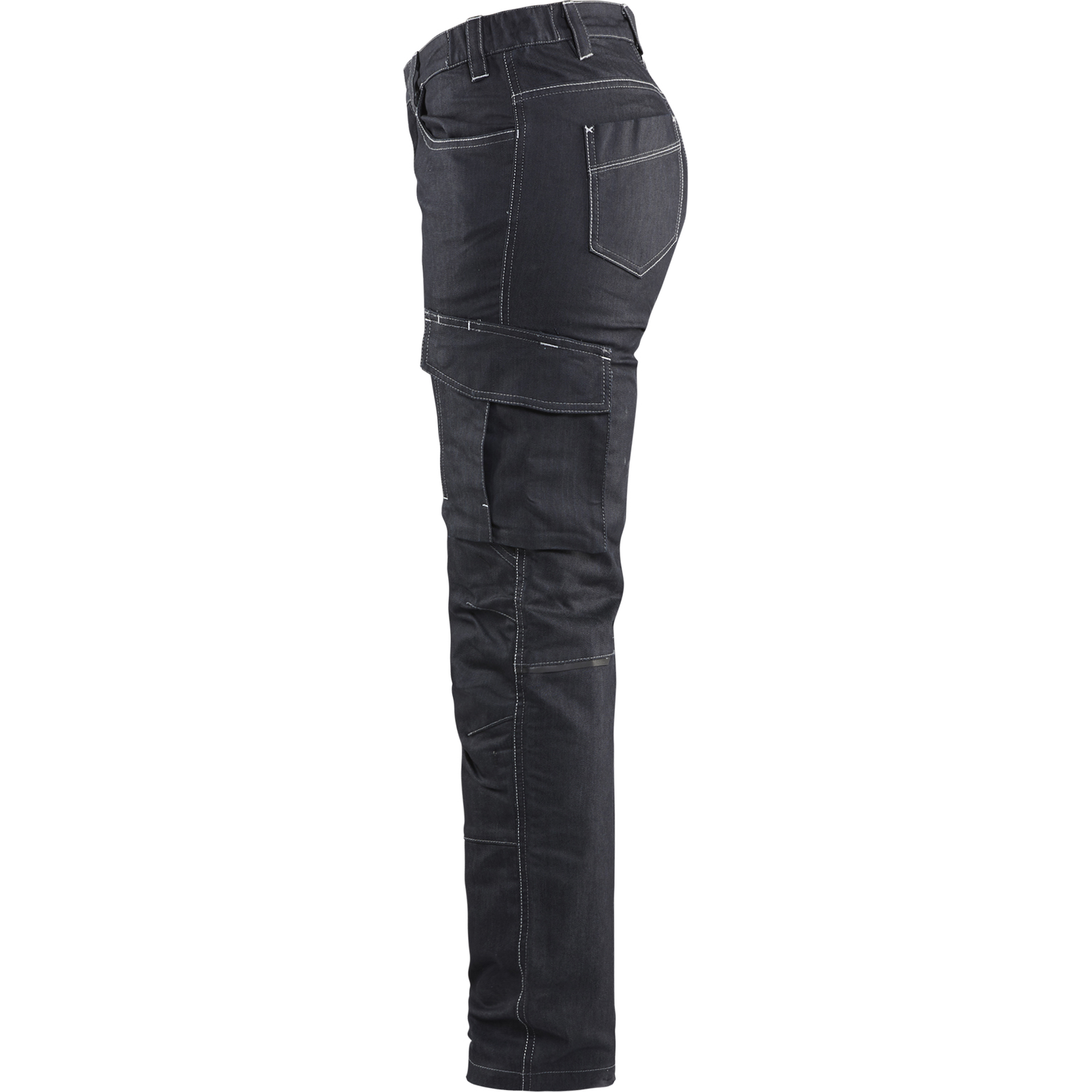 Blaklader Ladies Stretch Work Trousers, Navy Blue (3)