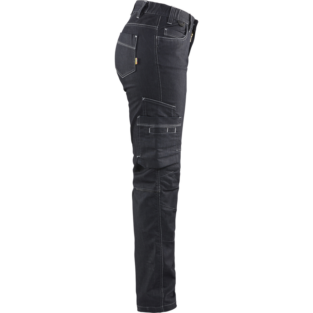 Blaklader Ladies Stretch Work Trousers, Navy Blue (2)