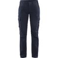 Blaklader Ladies Stretch Industrial Work Trousers, Dark Navy/Black