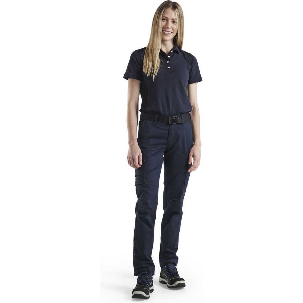 Blaklader Ladies Stretch Industrial Work Trousers, Dark Navy/Black (5)