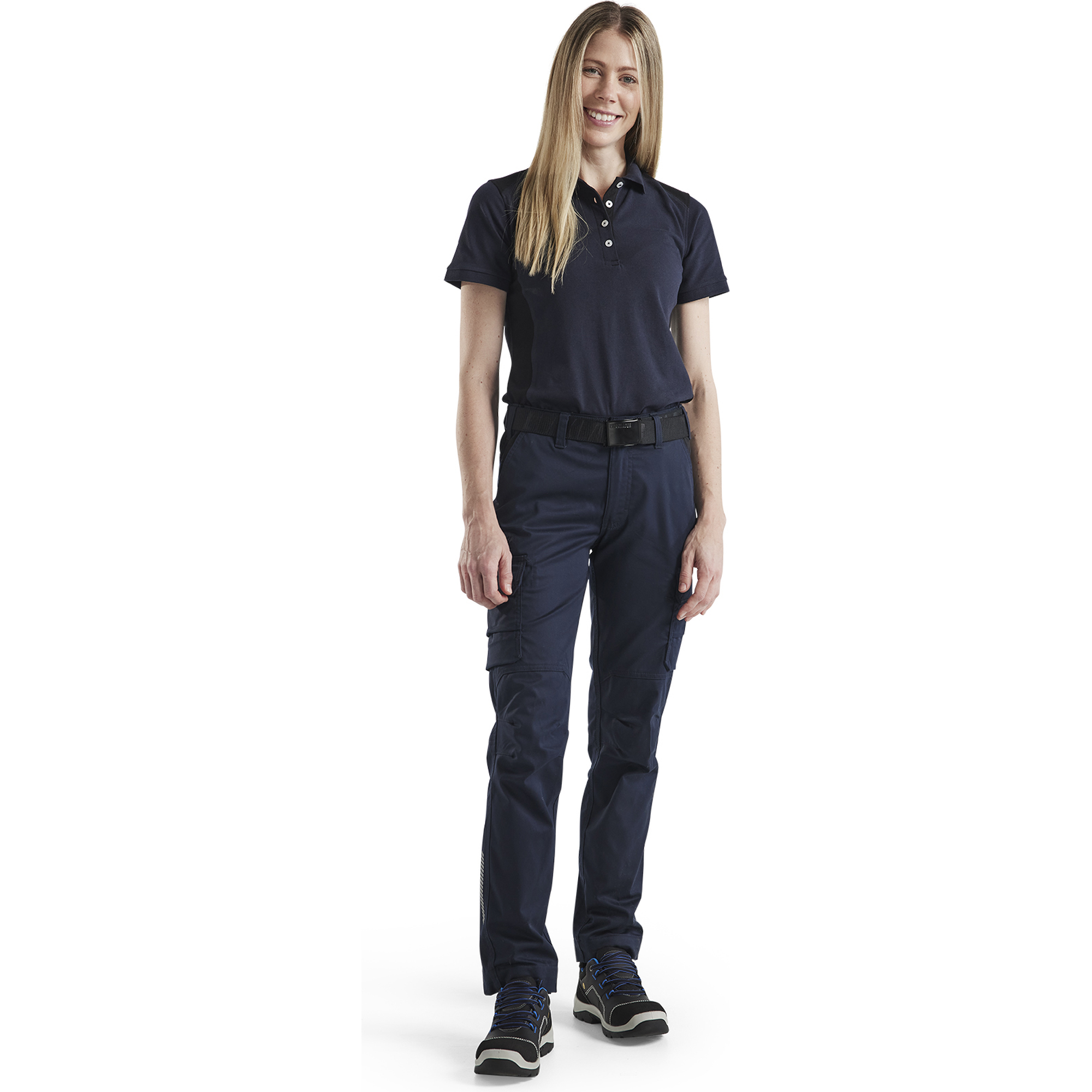 Blaklader Ladies Stretch Industrial Work Trousers, Dark Navy/Black (5)