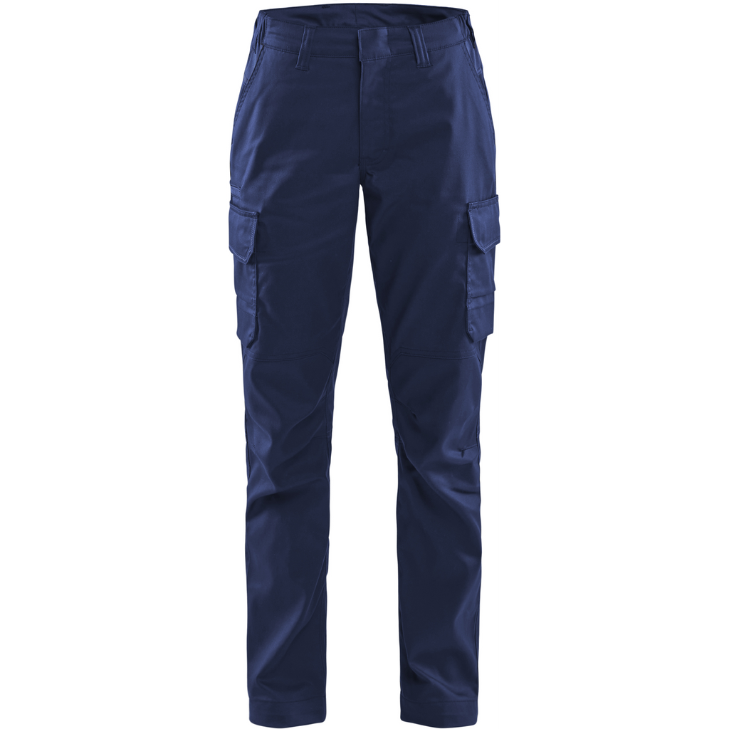 Blaklader Ladies Stretch Industry Work Trousers, Navy/Royal Blue