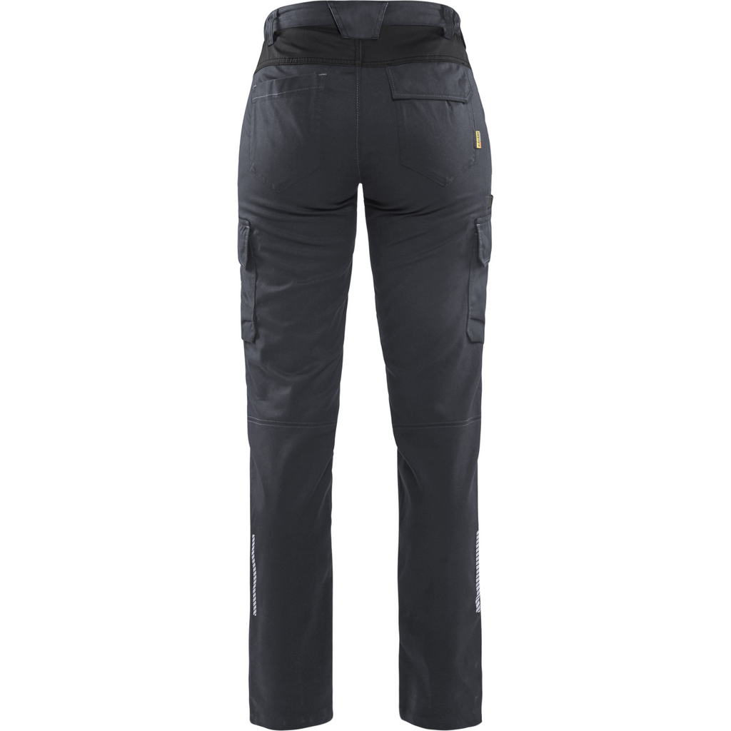 Blaklader Women's Stretch Industry Work Trousers, Medium Grey/Black (4)