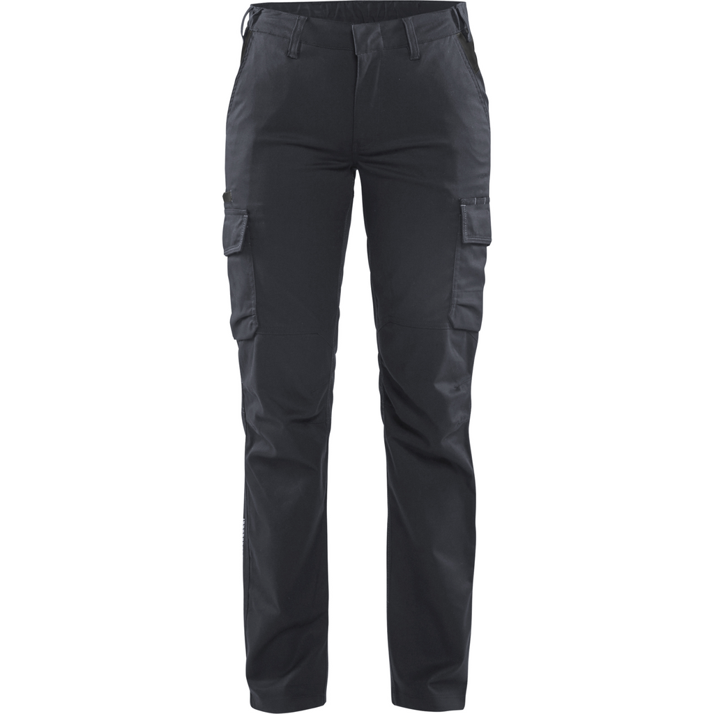 Blaklader Women's Stretch Industry Work Trousers, Medium Grey/Black