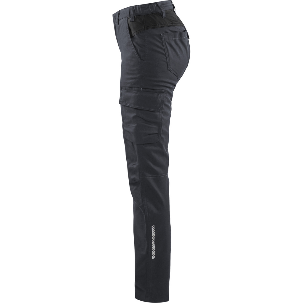 Blaklader Women's Stretch Industry Work Trousers, Medium Grey/Black (3)