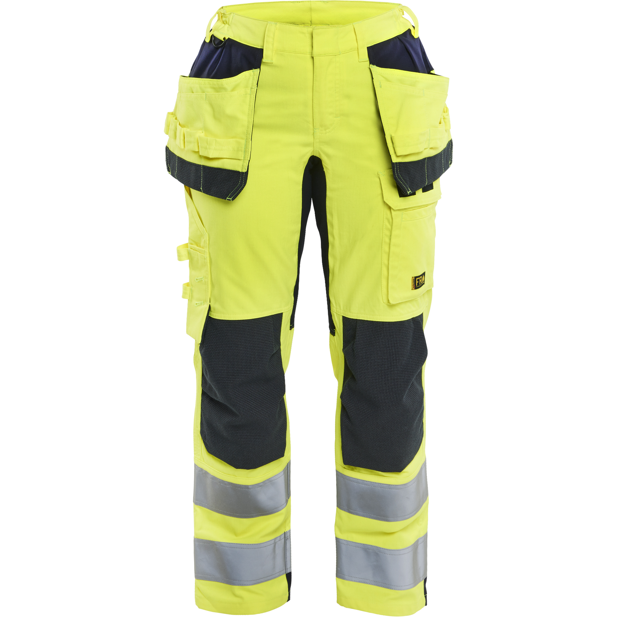 Blaklader Ladies Multi-Norm Stretch Work Trousers, Yellow/Navy