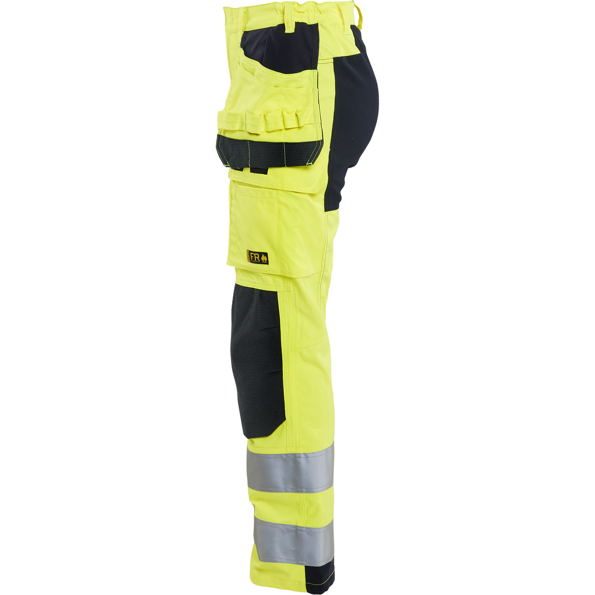 Blaklader Ladies Multi-Norm Stretch Work Trousers, Yellow/Navy (3)