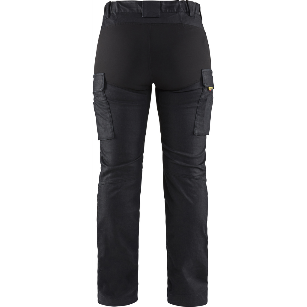 Blaklader Ladies Denim Stretch Work Trousers, Navy/Black (4)