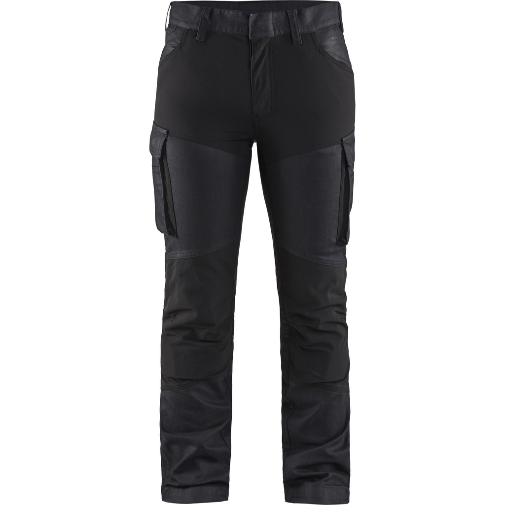 Blaklader Ladies Denim Stretch Work Trousers, Navy/Black