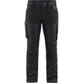 Blaklader Ladies Denim Stretch Work Trousers, Navy/Black