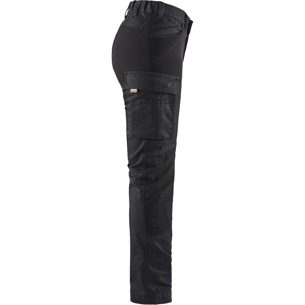 Blaklader Ladies Denim Stretch Work Trousers, Navy/Black (2)