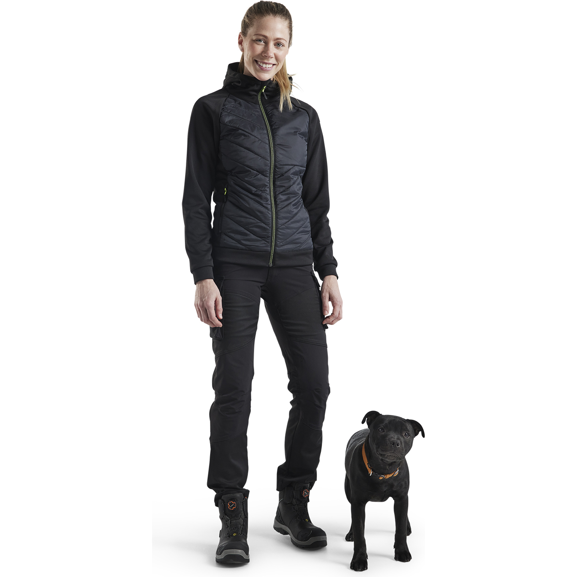 Blaklader Damen Stretch Arbeitshose, Schwarz (5)