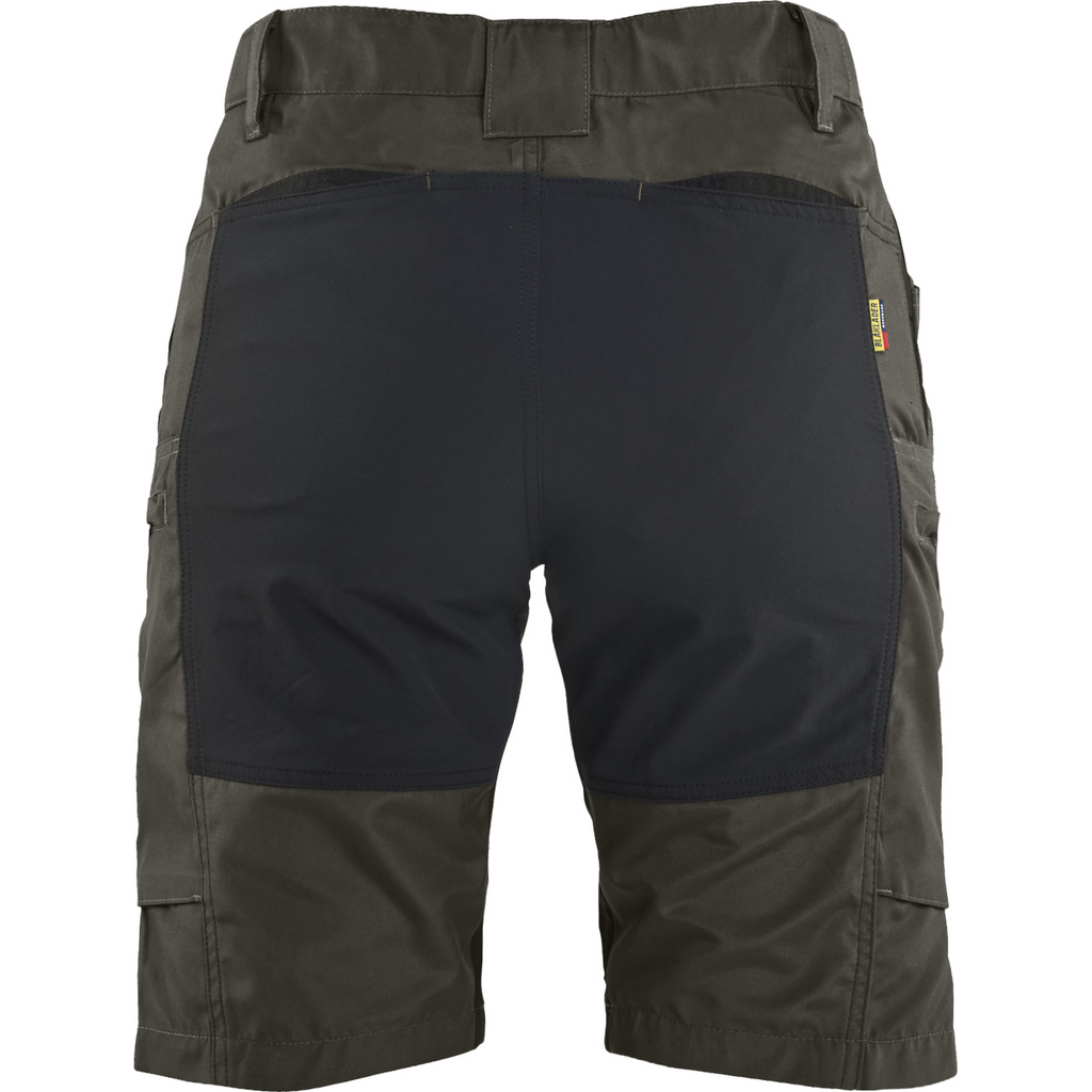 Blaklader Ladies Stretch Shorts, Dark Olive Green/Black (4)