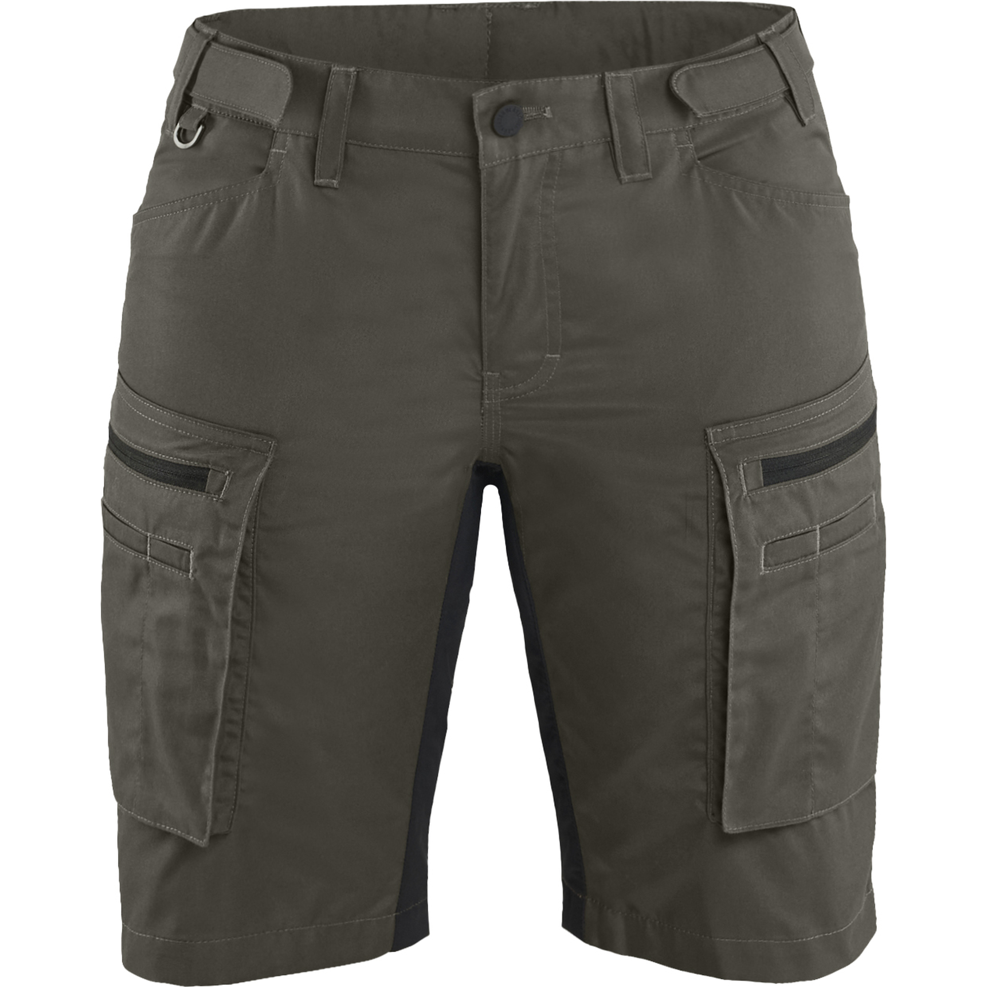 Blaklader Ladies Stretch Shorts, Dark Olive Green/Black