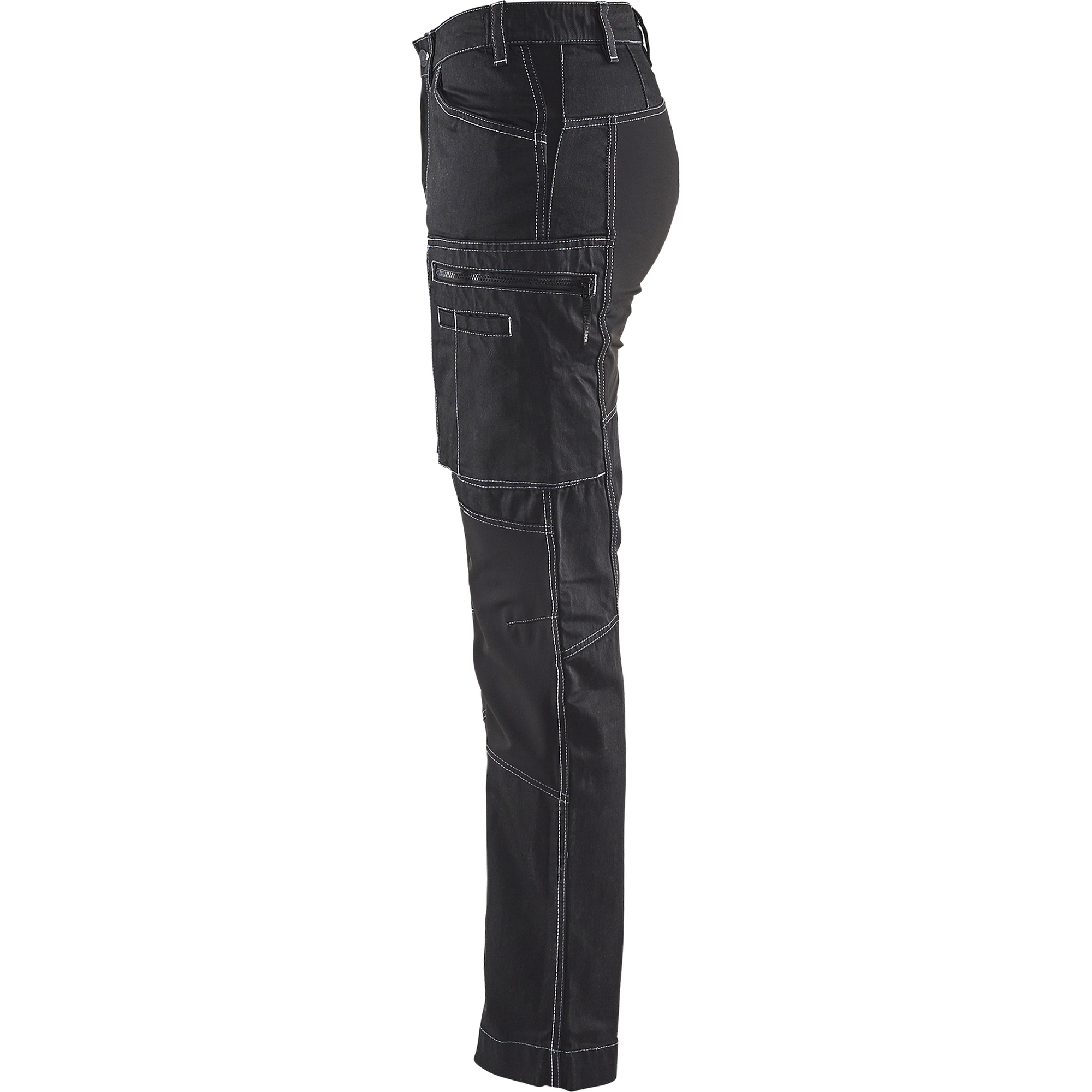 Blaklader Damen Stretch Arbeitshose, Schwarz (3)