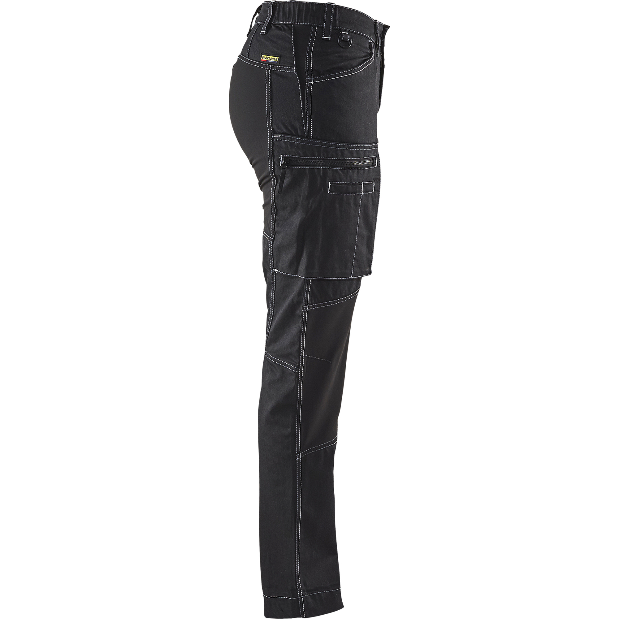 Blaklader Damen Stretch Arbeitshose, Schwarz (2)