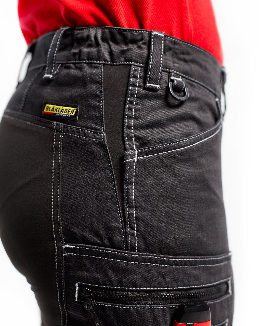 Blaklader Damen Stretch Arbeitshose, Schwarz (5)