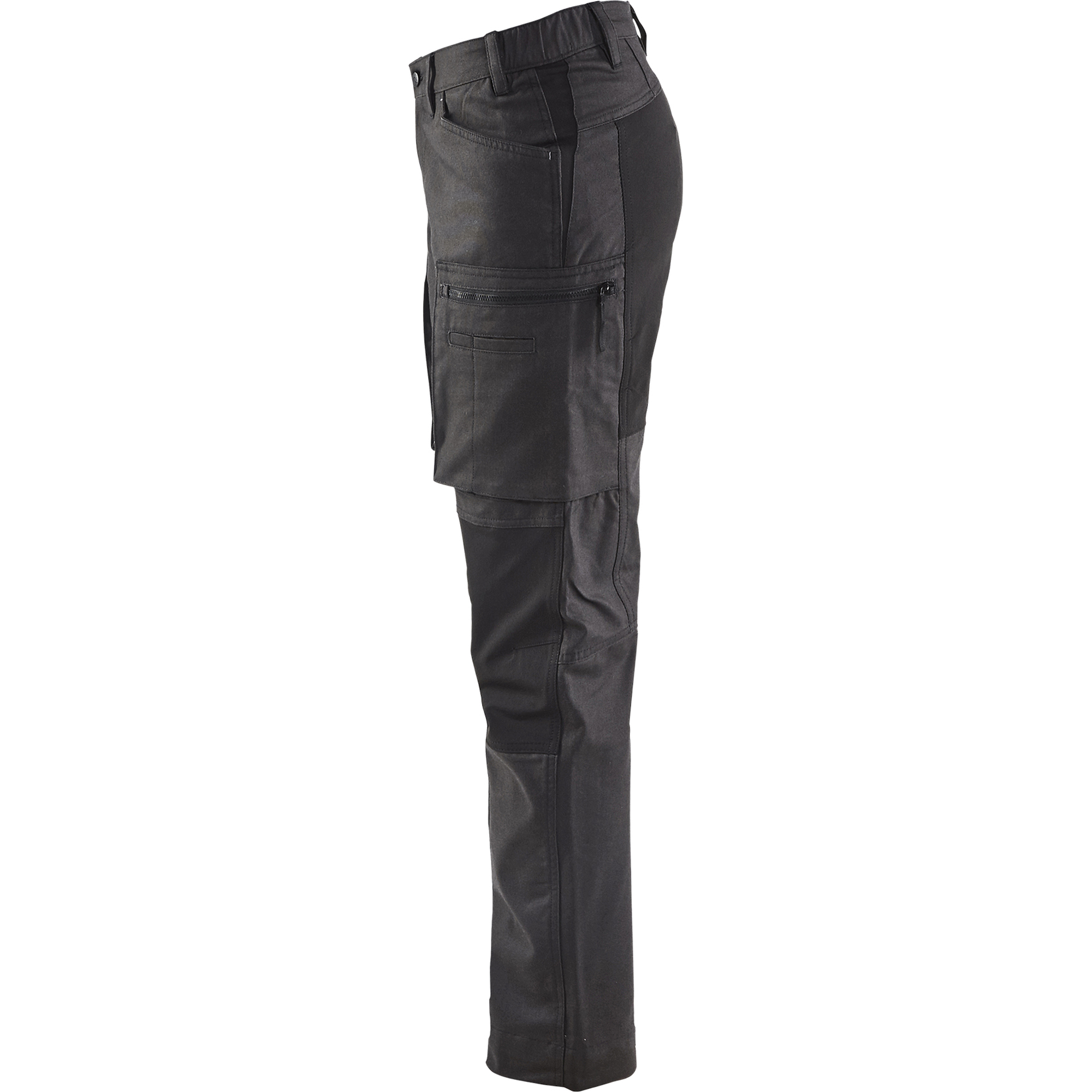 Blaklader Women's Stretch Work Trousers, Dark Grey/Black (2)