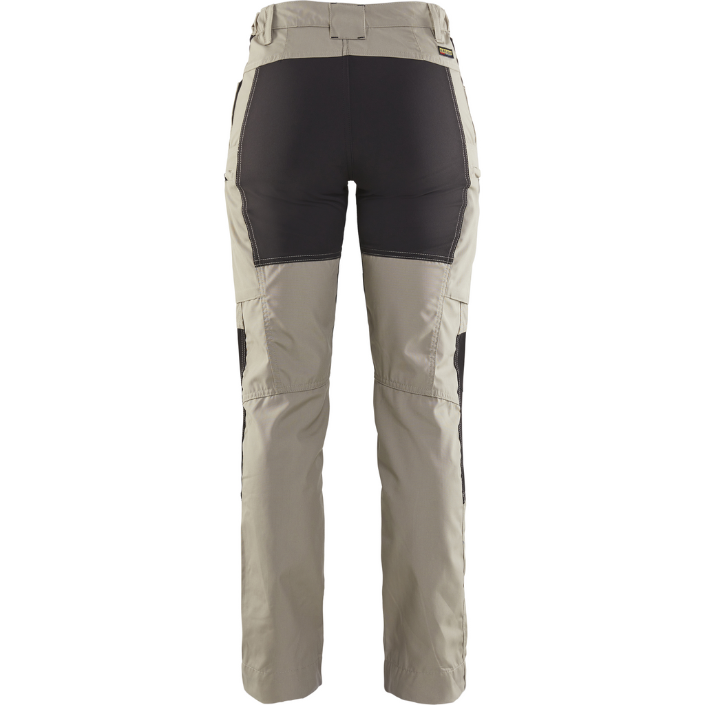 Blaklader Ladies Stretch Work Trousers, Stone Grey/Black (4)