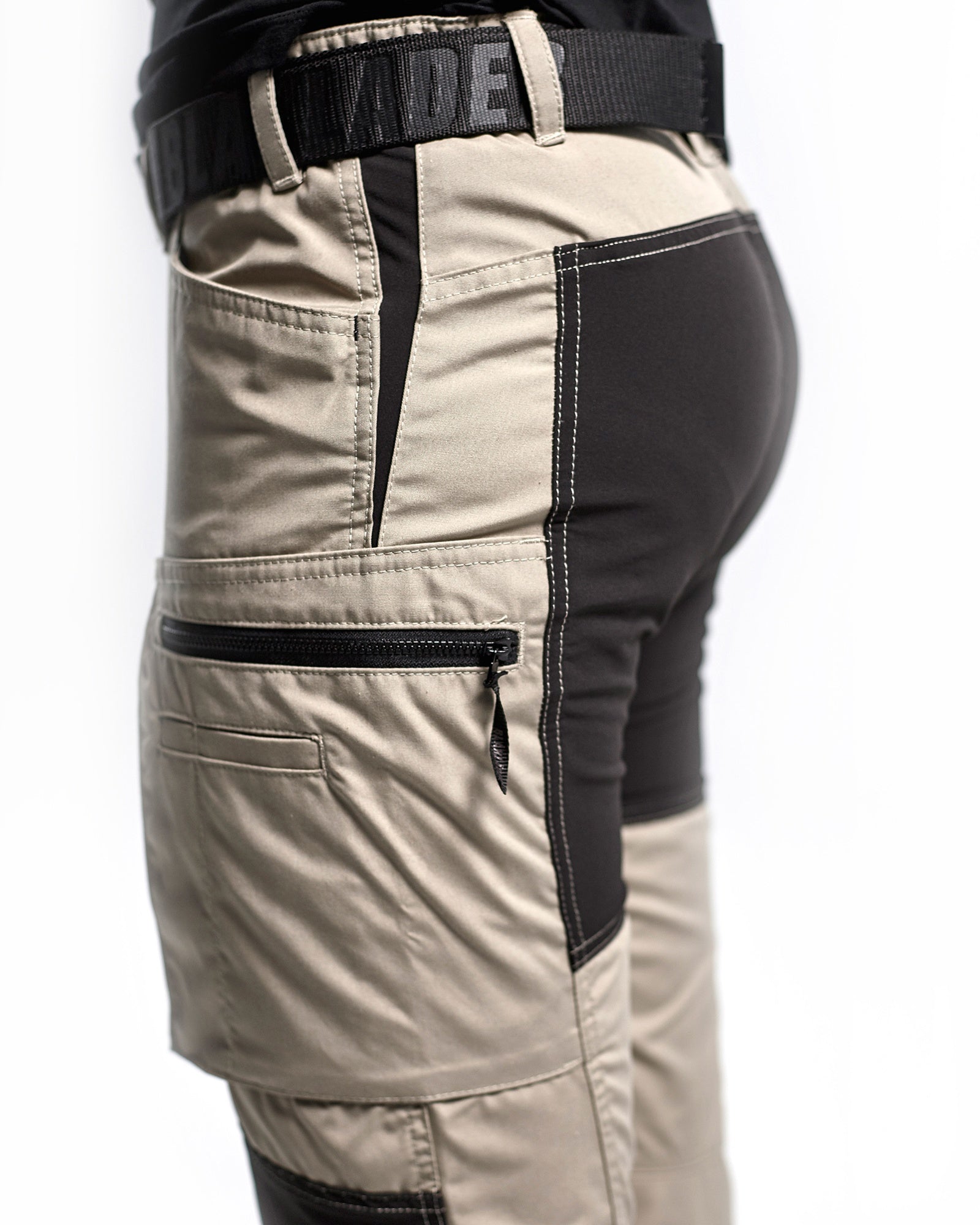 Blaklader Ladies Stretch Work Trousers, Stone Grey/Black (6)