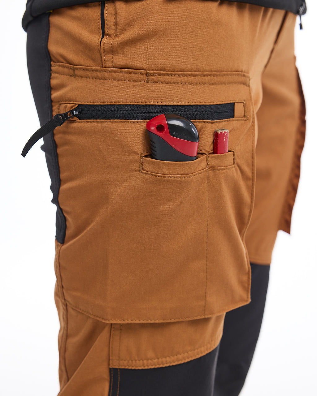 Blaklader Ladies Stretch Work Trousers, Rust/Black (6)