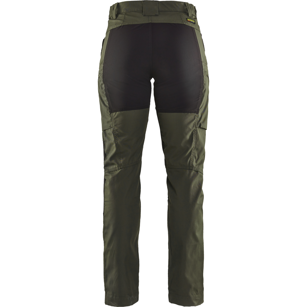 Blaklader Women's Stretch Work Trousers, Forest Green/Black (4)