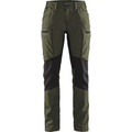 Blaklader Women's Stretch Work Trousers, Forest Green/Black