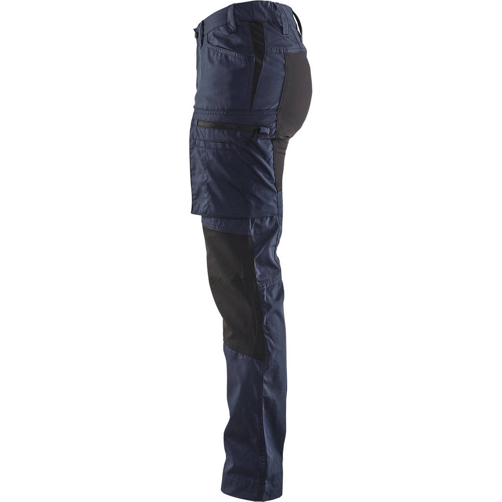 Blaklader Ladies Stretch Work Trousers, Dark Navy/Black (3)