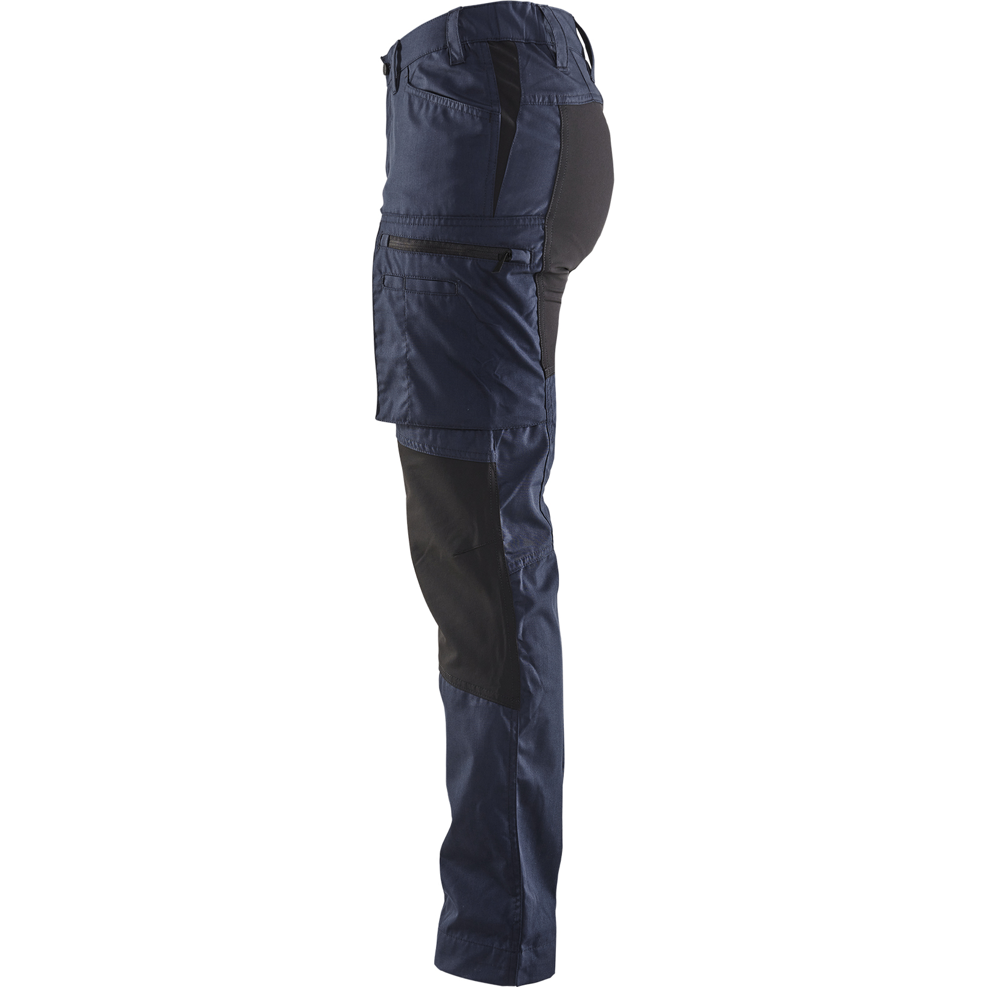 Blaklader Ladies Stretch Work Trousers, Dark Navy/Black (3)
