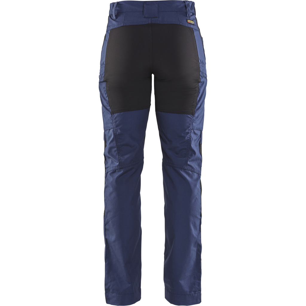 Blaklader Ladies Stretch Work Trousers, Navy/Black (4)