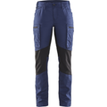 Blaklader Ladies Stretch Work Trousers, Navy/Black