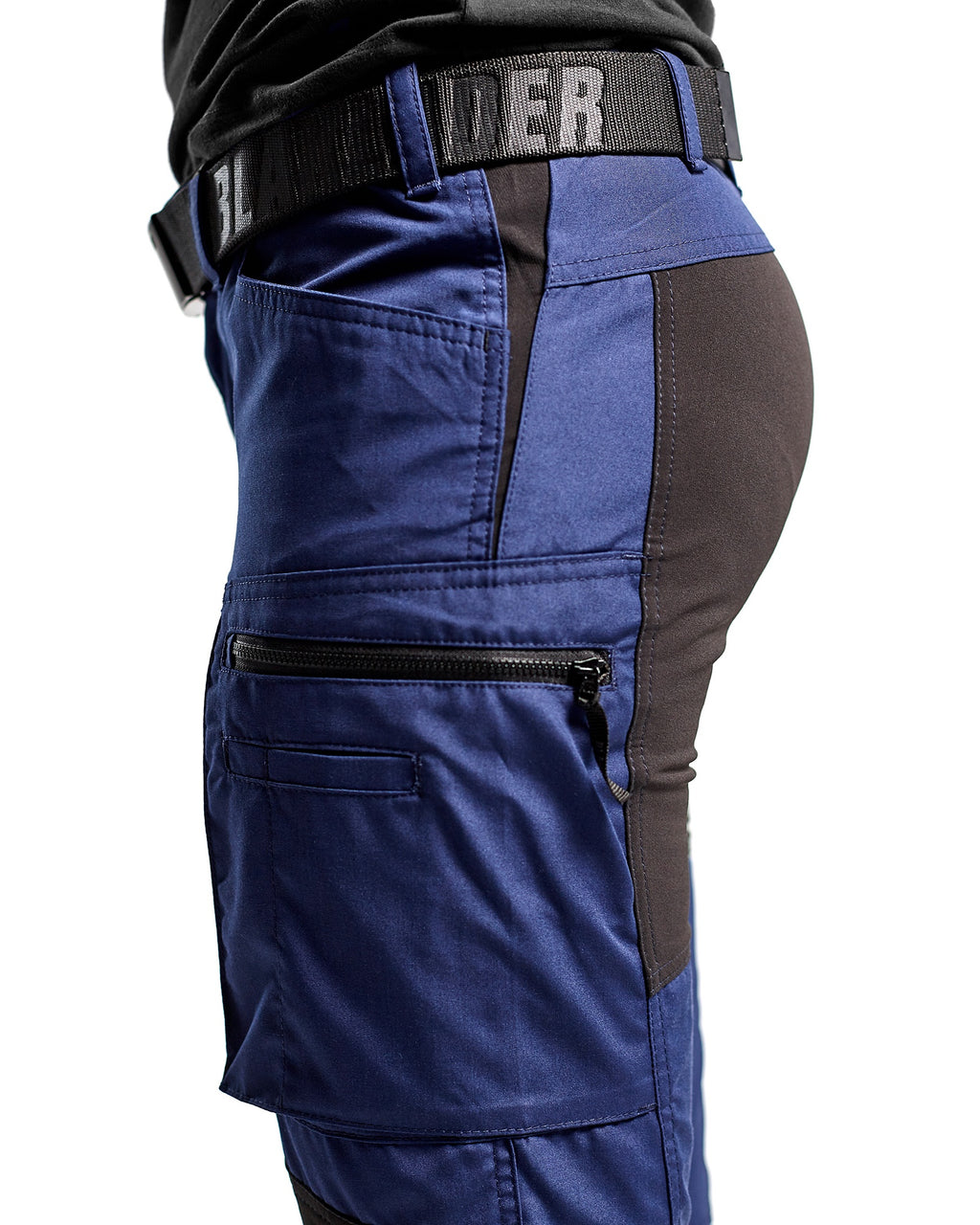 Blaklader Ladies Stretch Work Trousers, Navy/Black (6)