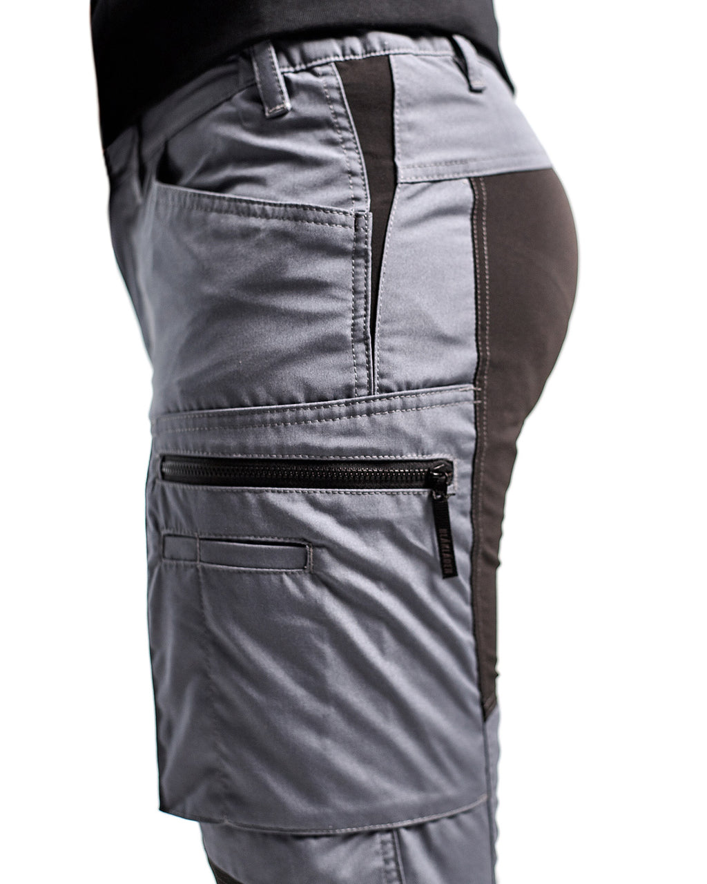 Blaklader Women's Stretch Work Trousers, Grey/Black (6)