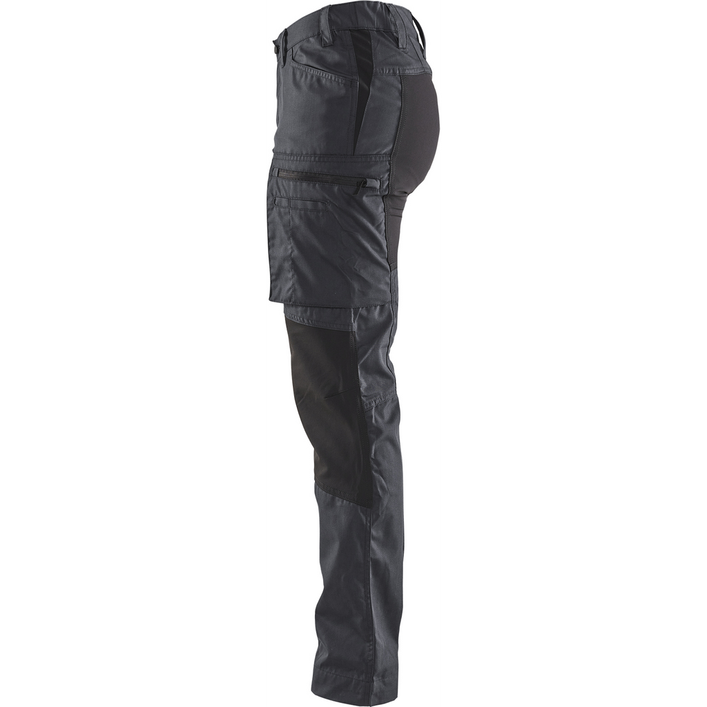 Blaklader Women's Stretch Work Trousers, Dark Grey/Black (3)