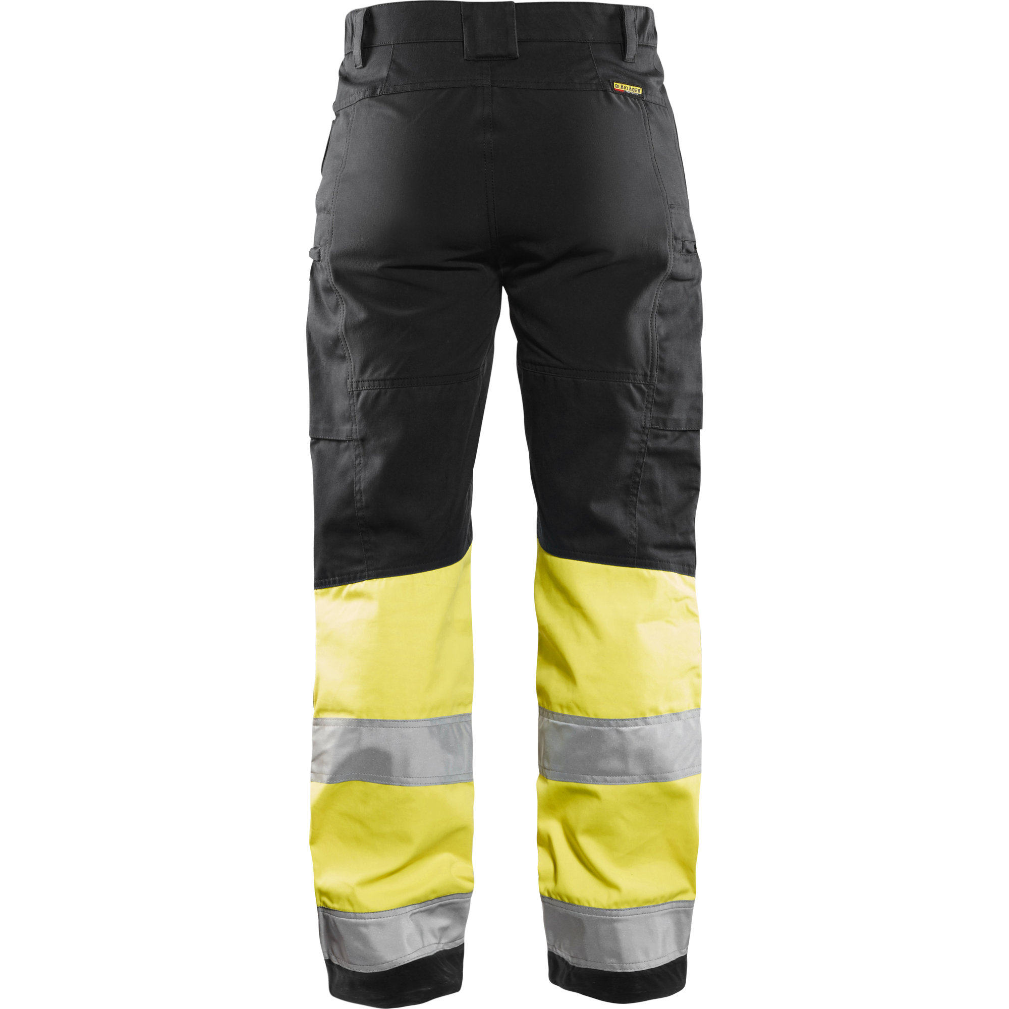 Blaklader High Vis Damen Stretch Arbeitshose, Schwarz/Gelb (4)