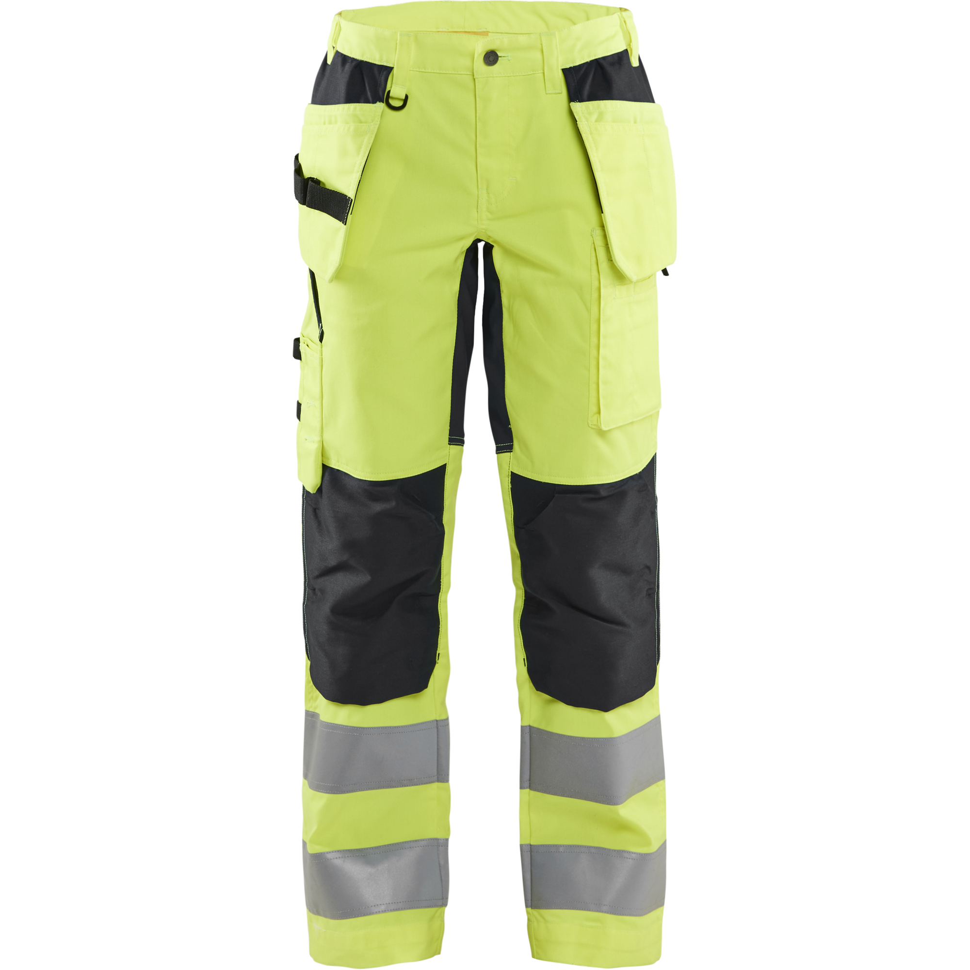 Blaklader High Vis Damen Stretch Arbeitshose, Gelb/Schwarz