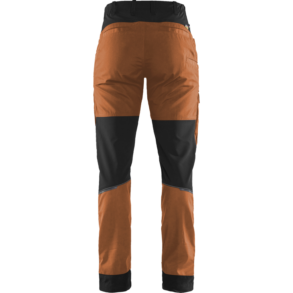 Blaklader Women's Stretch Service Trousers, Rust/Black (3)