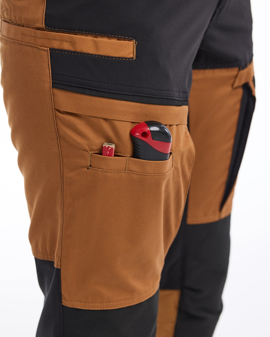 Blaklader Women's Stretch Service Trousers, Rust/Black (6)