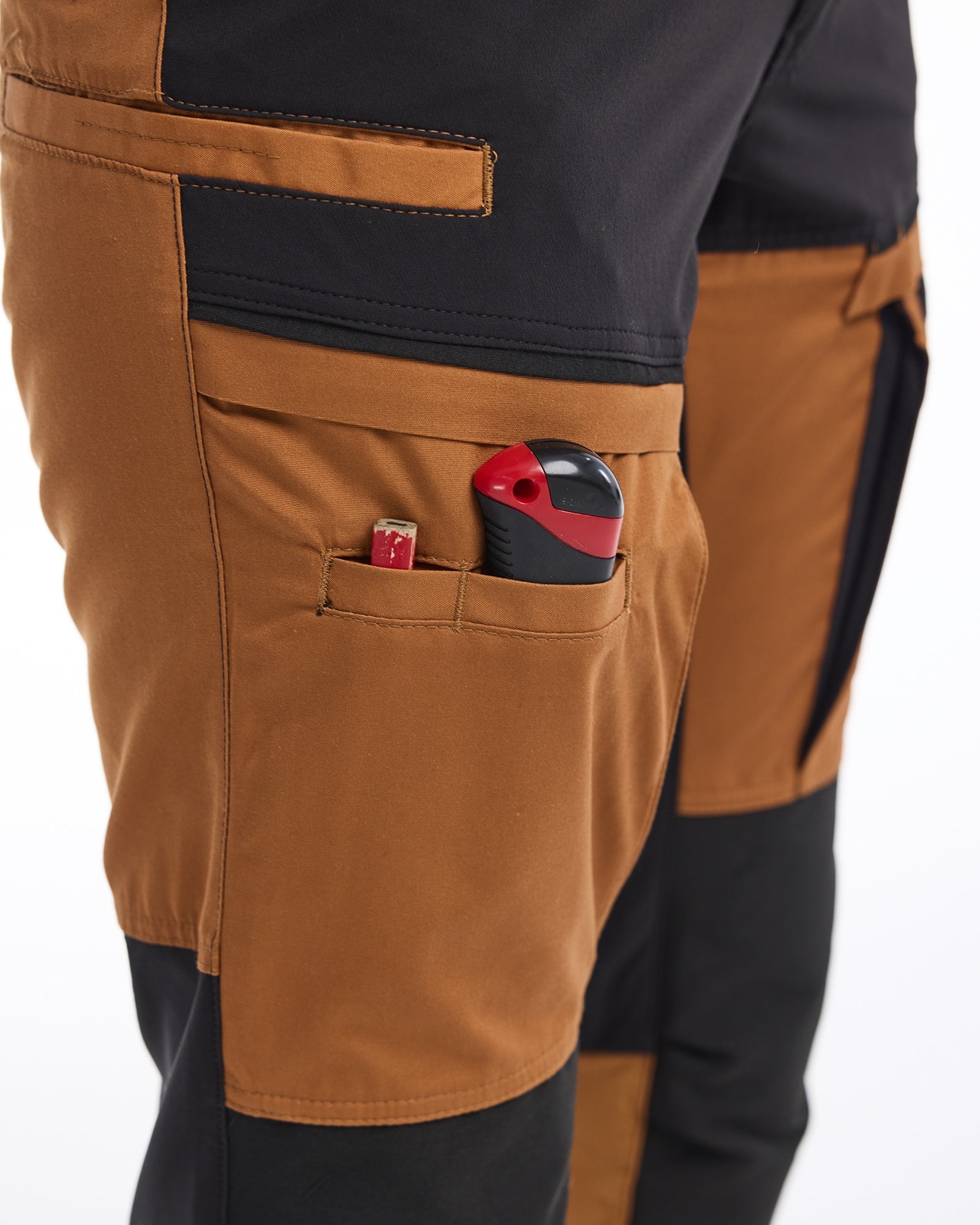 Blaklader Women's Stretch Service Trousers, Rust/Black (6)